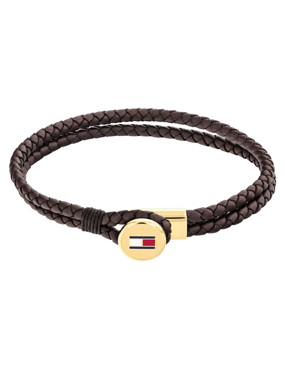 Pulsera Bruce Leather acabado brillante