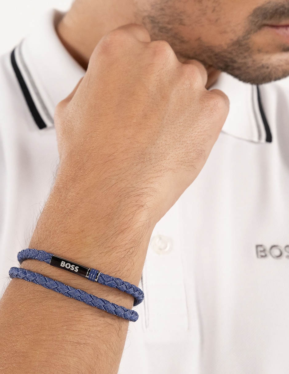 Pulsera Hugo Boss Ares acabado mate