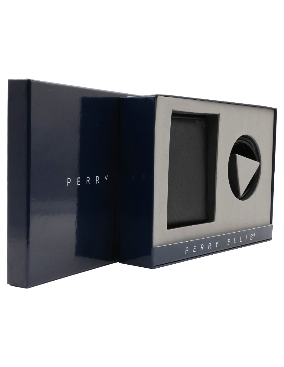 Estuche billetera pulsera perry elllis