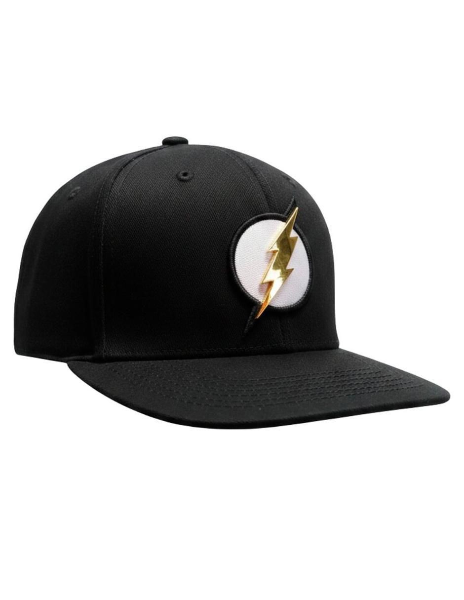 Gorra visera plana snapback casual Dc Flash para hombre