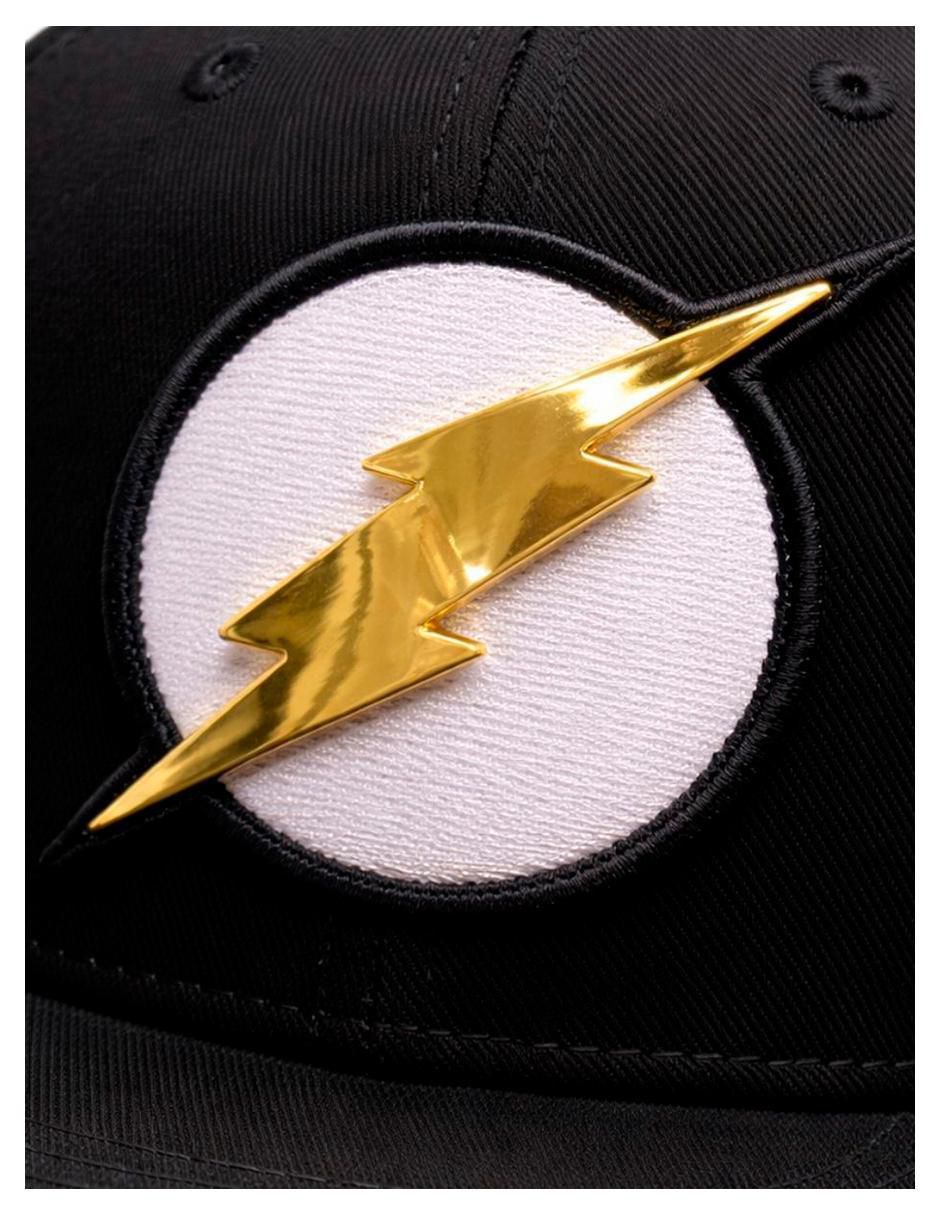 Gorra visera plana snapback casual Dc Flash para hombre
