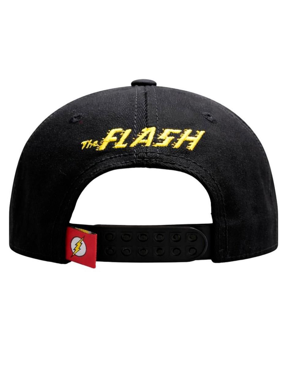 Gorra visera plana snapback casual Dc Flash para hombre