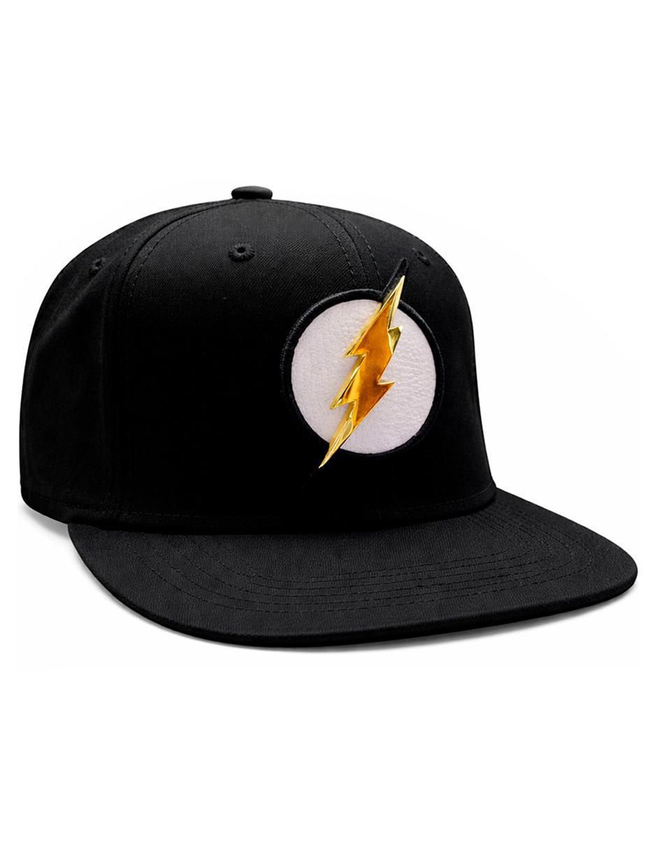 Gorra visera plana snapback casual Dc Flash para hombre