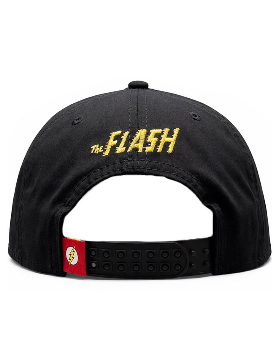 Gorra visera plana snapback casual Dc Flash para hombre