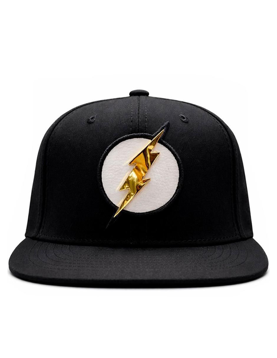 Gorra visera plana snapback casual Dc Flash para hombre