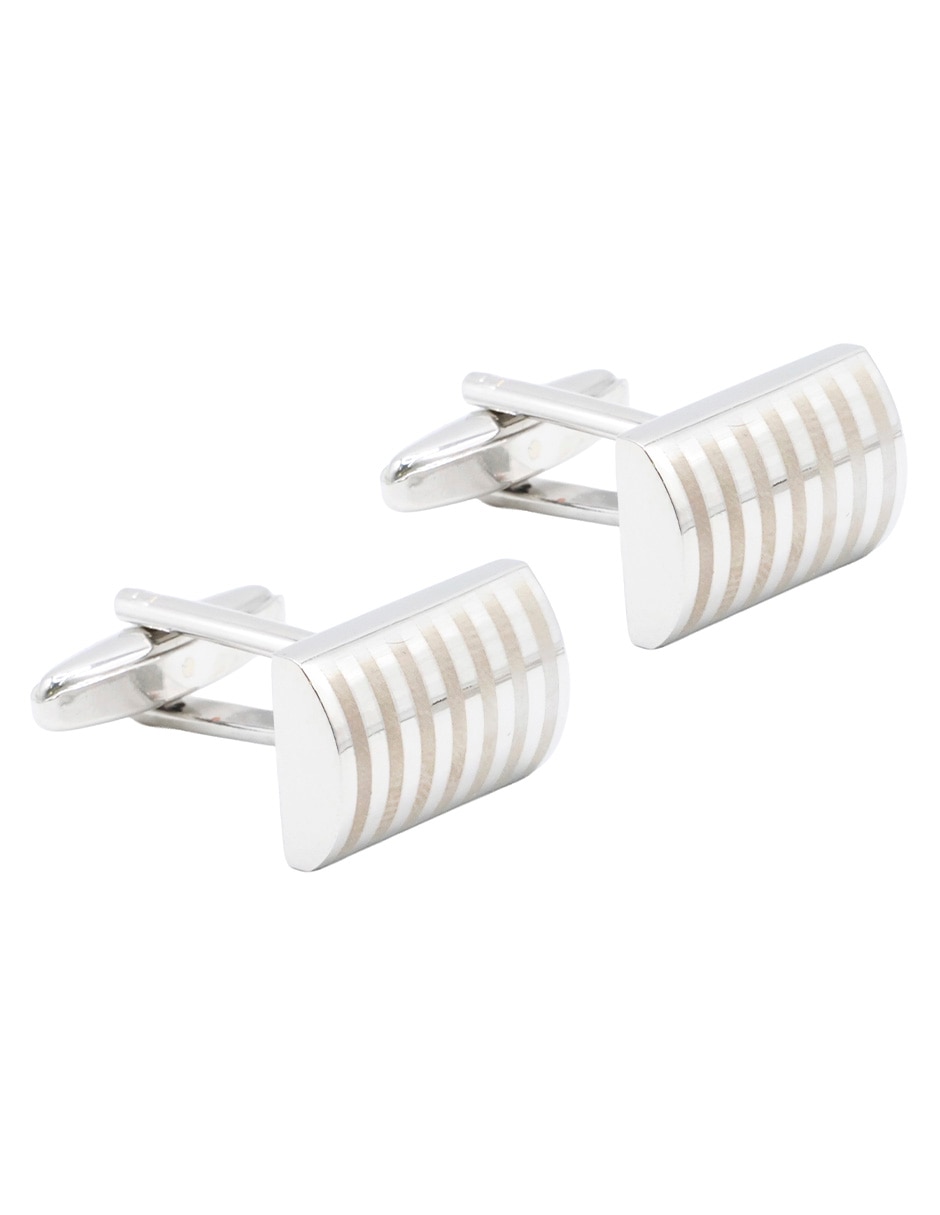 Mancuernillas perry ellis forma rectangular