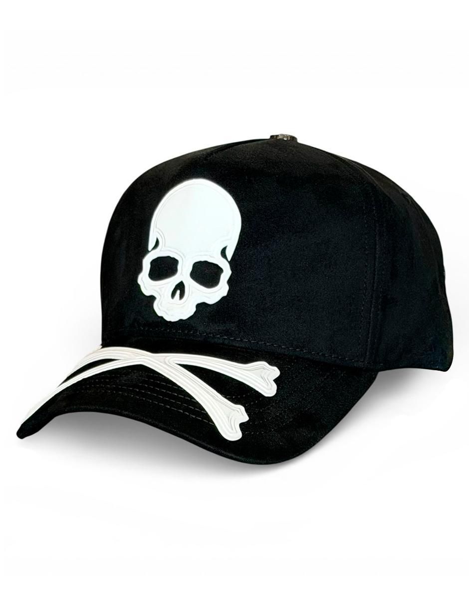 Gorra visera curva snapback casual Bones Calavera para adulto 5