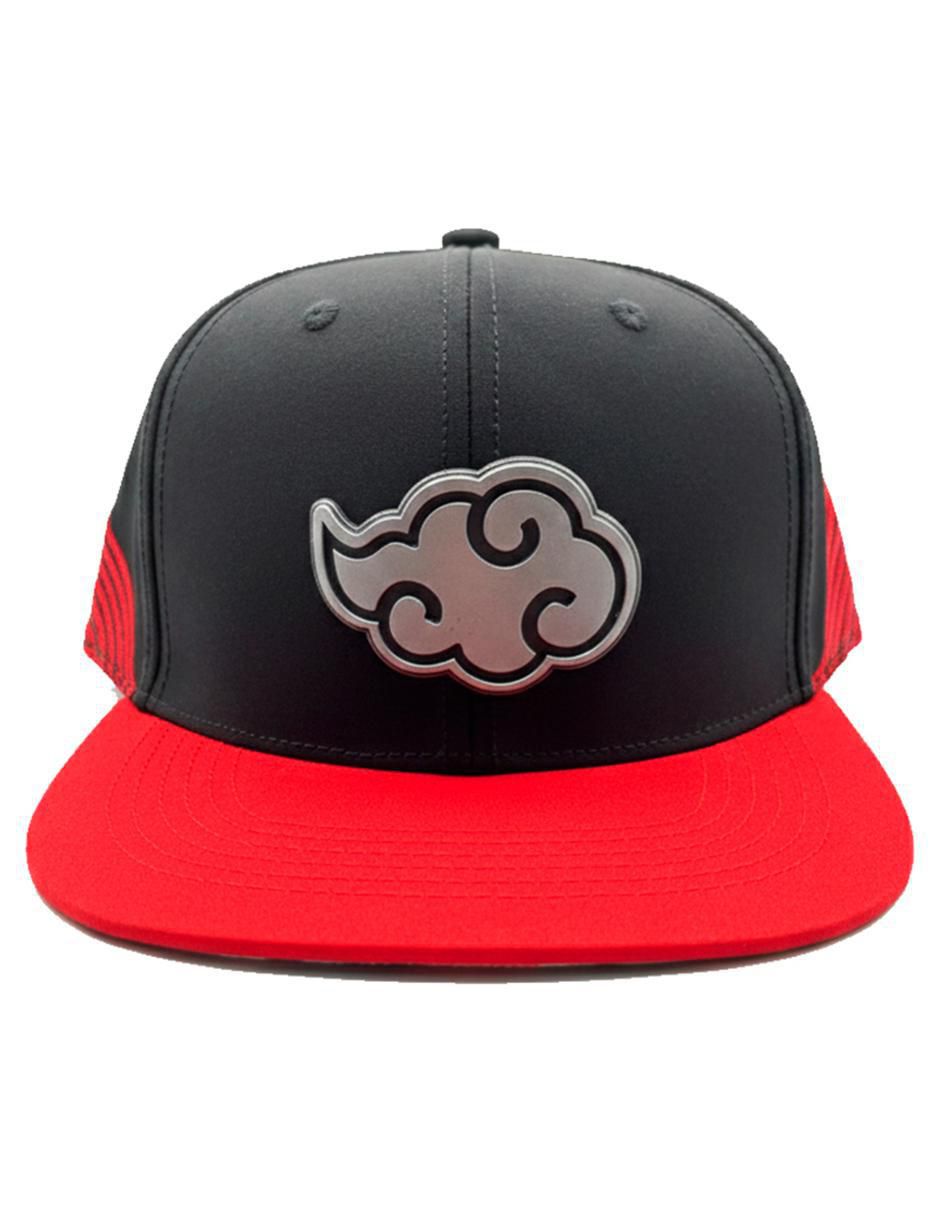 Gorra visera plana snapback casual Naruto Shippuden Akatsuki Cloud Naruto para hombre 3