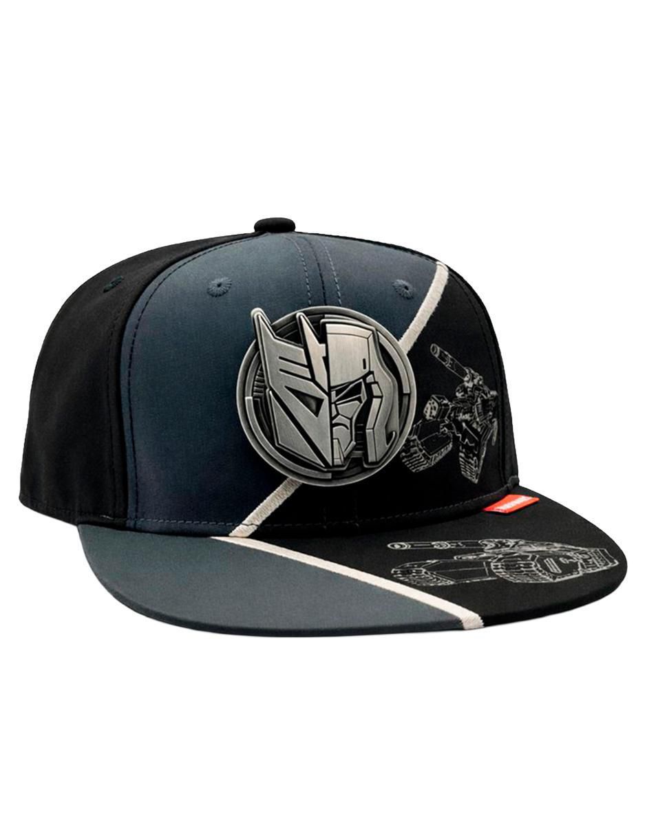Gorra visera plana snapback casual Megatron para hombre