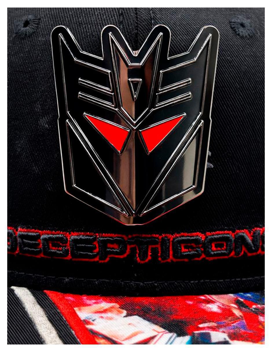 Gorra visera plana snapback casual Decepticon Iron Transformers para hombre 5