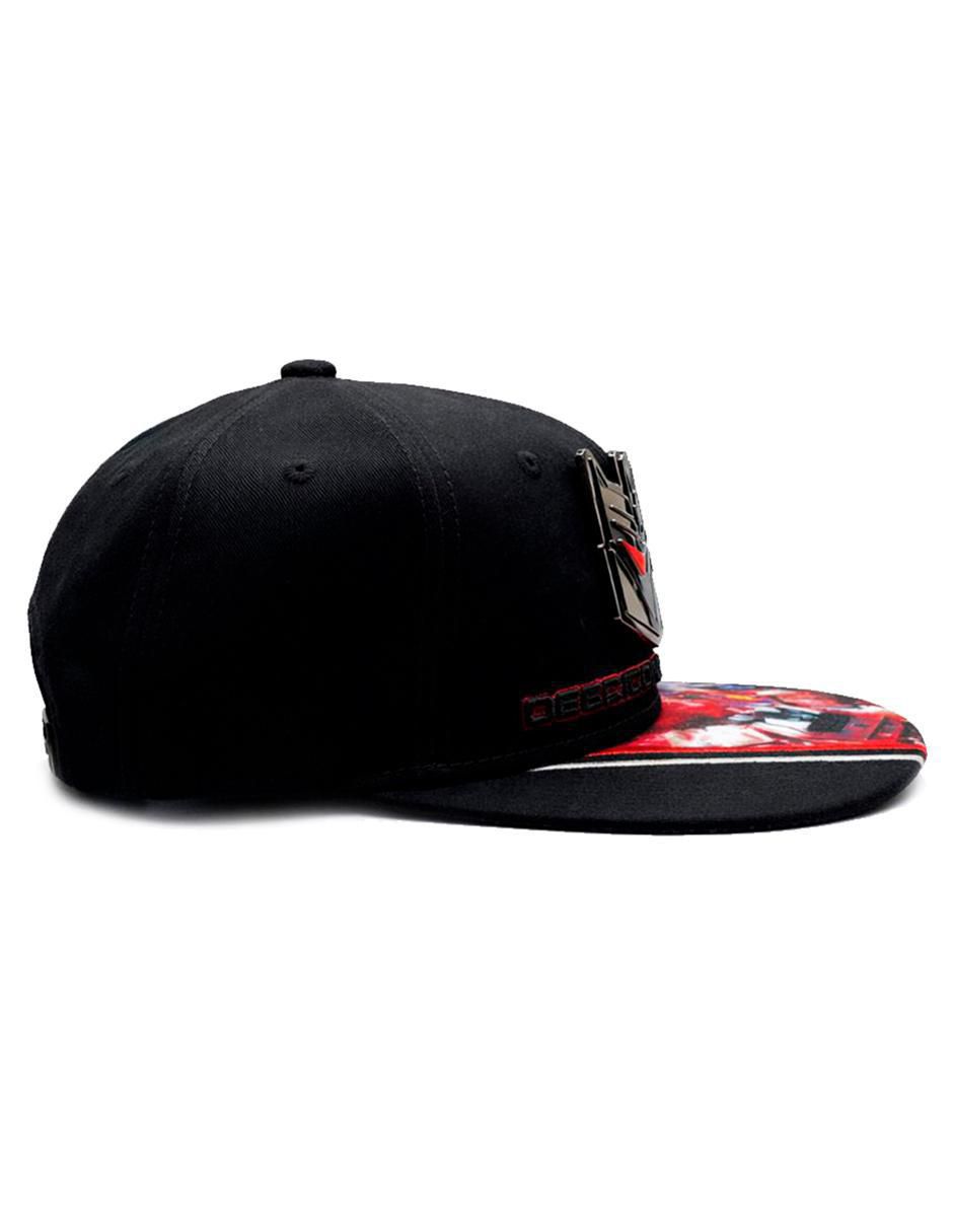 Gorra visera plana snapback casual Decepticon Iron Transformers para hombre