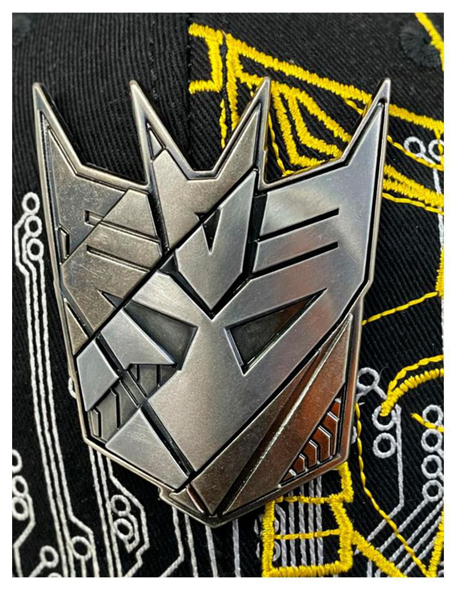 Gorra visera plana snapback casual Decepticon Iron Circuitos Transformers para hombre 5