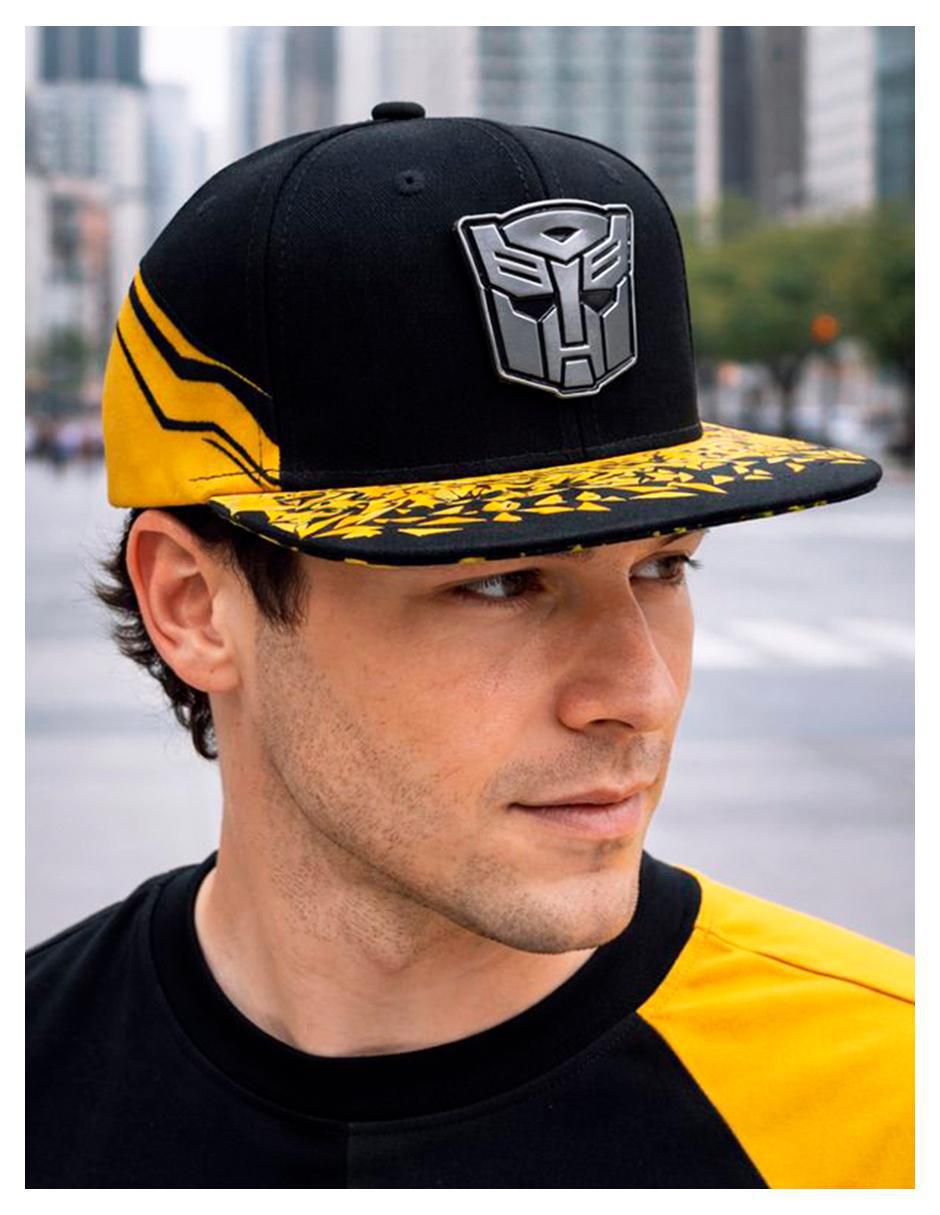 Gorra visera plana snapback casual Transformers para hombre 4