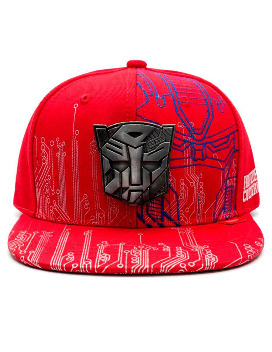 Gorra visera plana snapback casual Iron Autobot Transformers para hombre 6