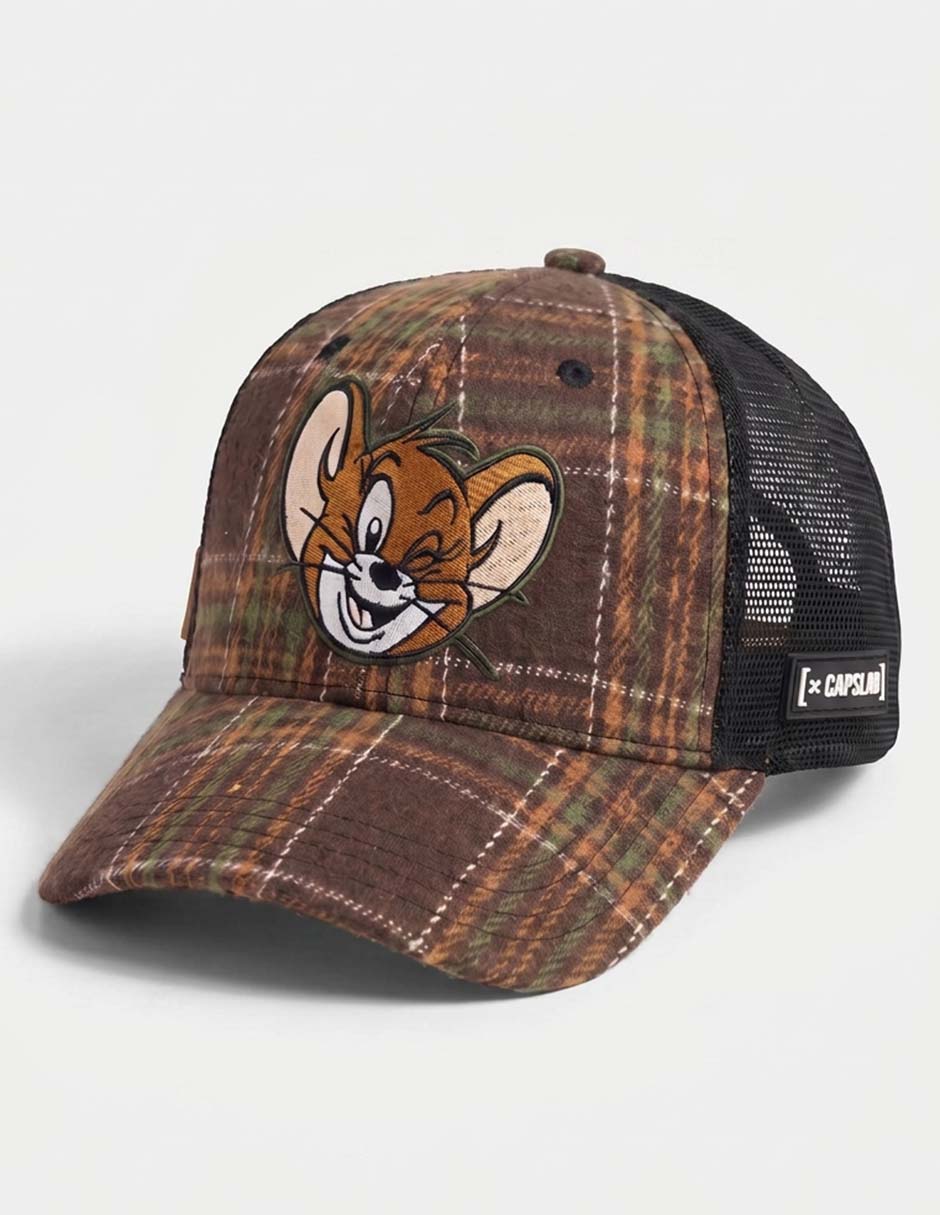 Gorra visera curva snapback casual tom y jerry para hombre 2
