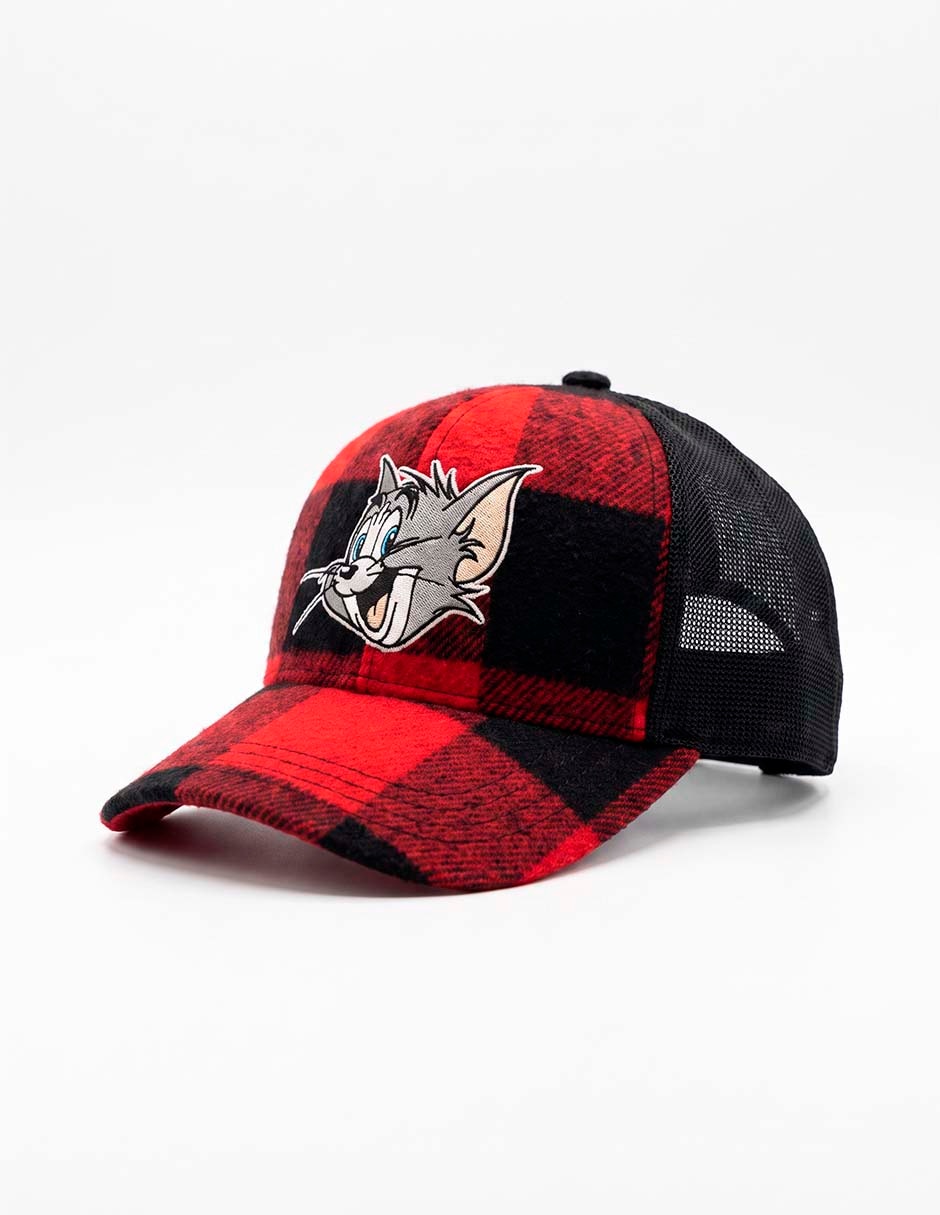 Gorra visera curva correa ajustable casual tom y jerry para hombre 2