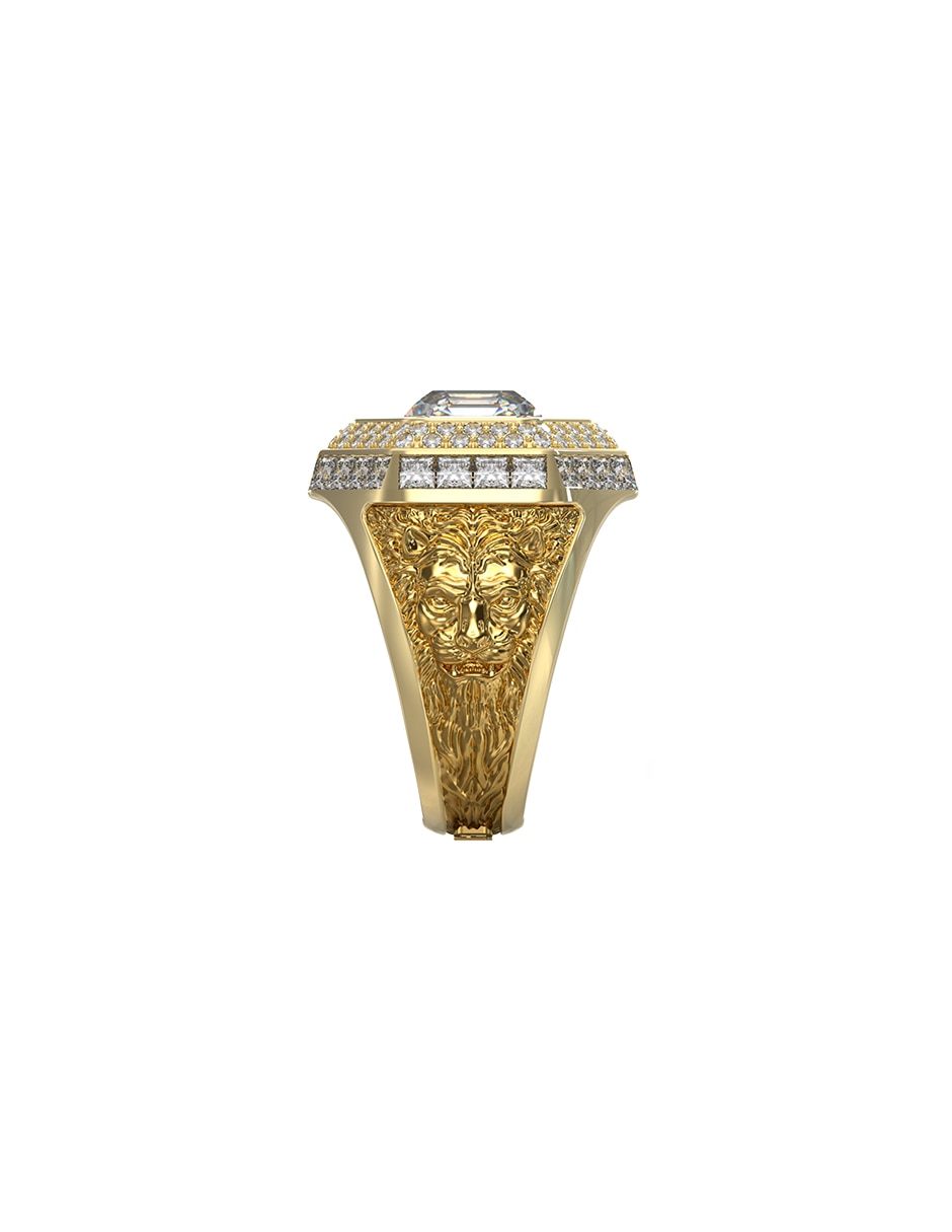 Anillo Lion King cristal brillante
