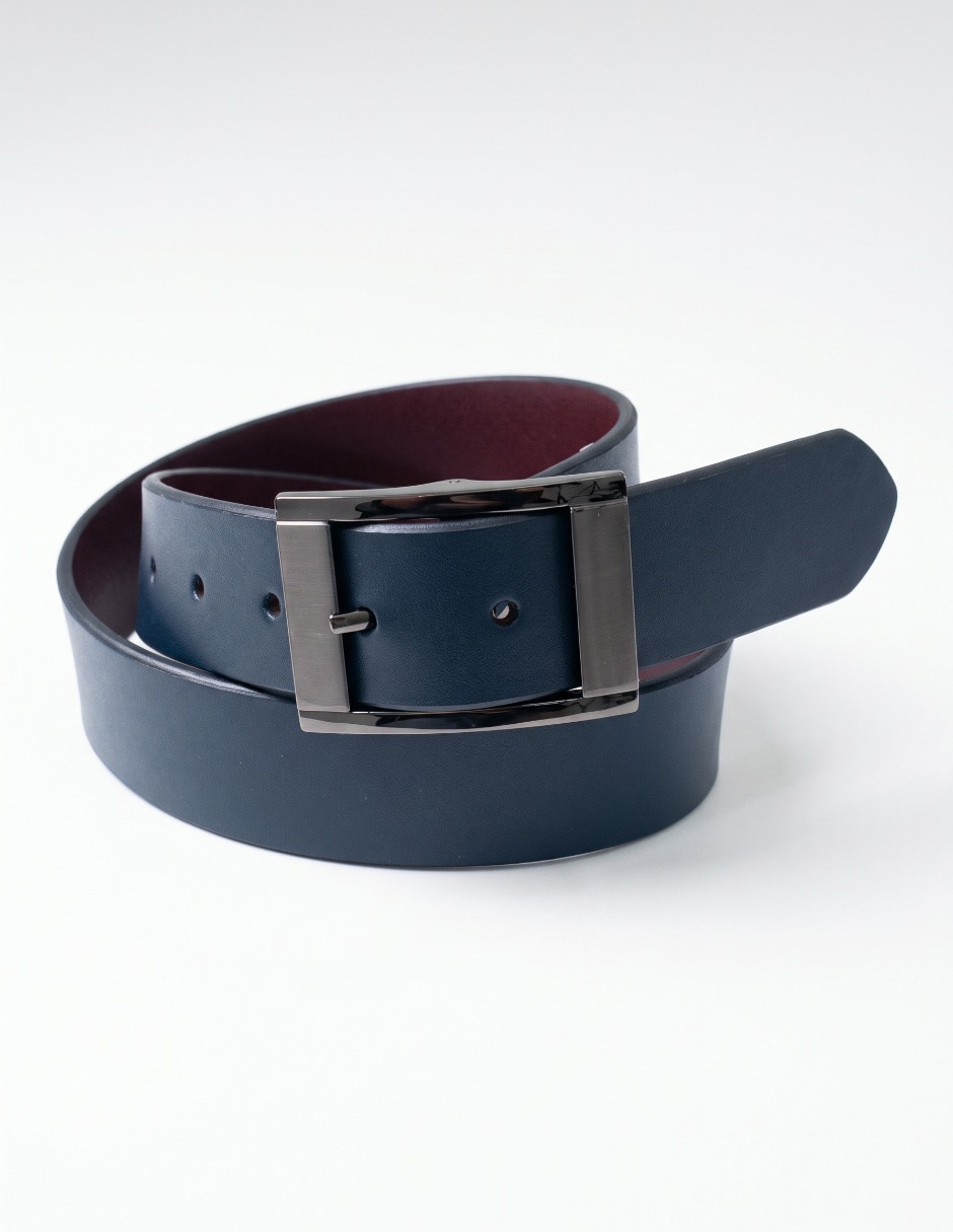 Cinturón de piel para hombre