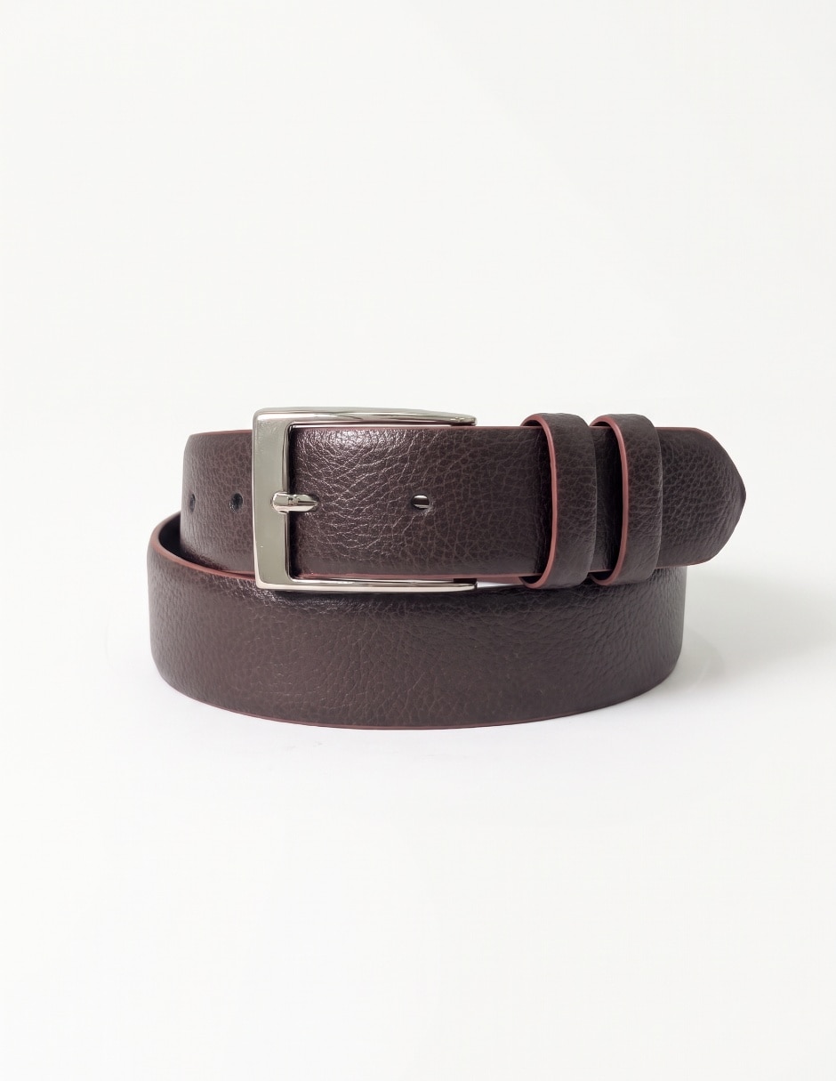Cinturón de piel para hombre