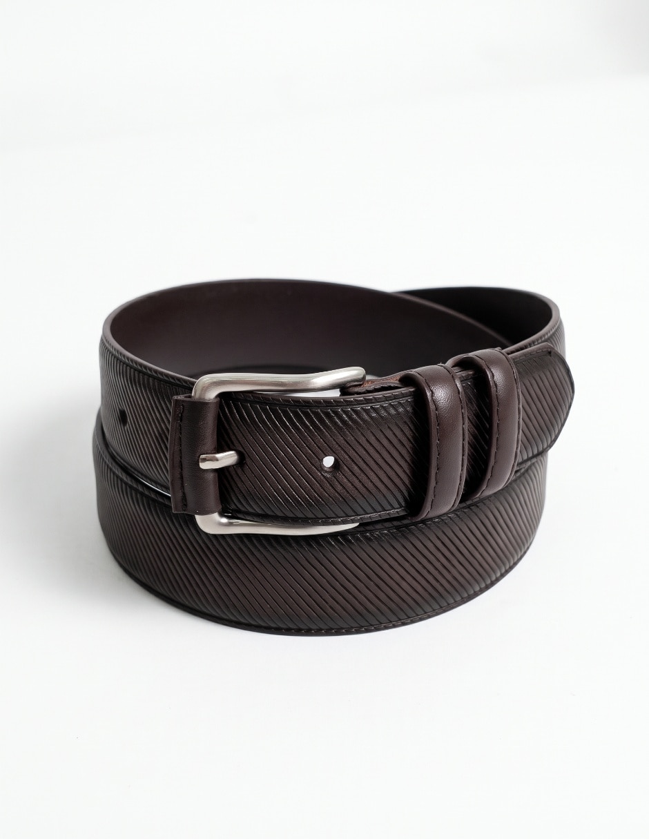 Cinturón de piel para hombre