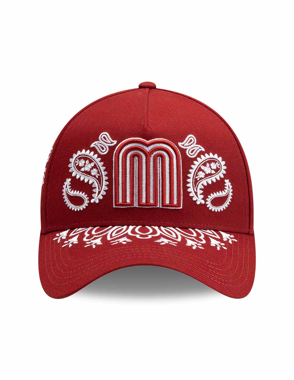 Gorra visera curva correa ajustable para Fútbol México para hombre