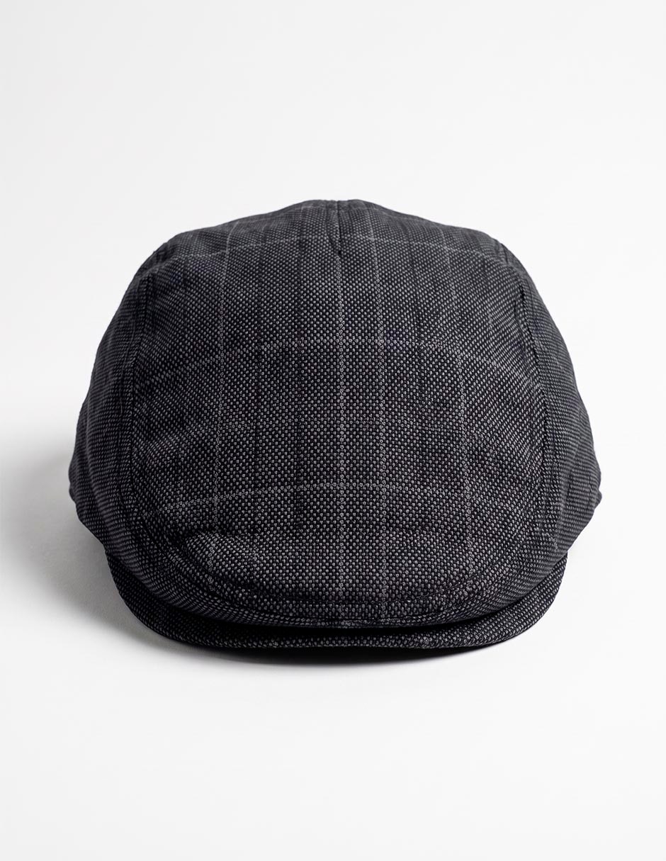 Boina casual estampado a cuadros