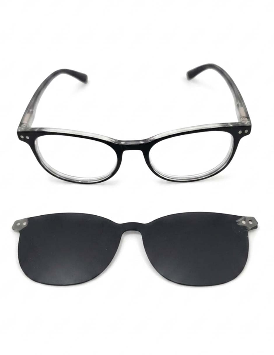 Lentes de lectura sharper image redondo para hombre 6