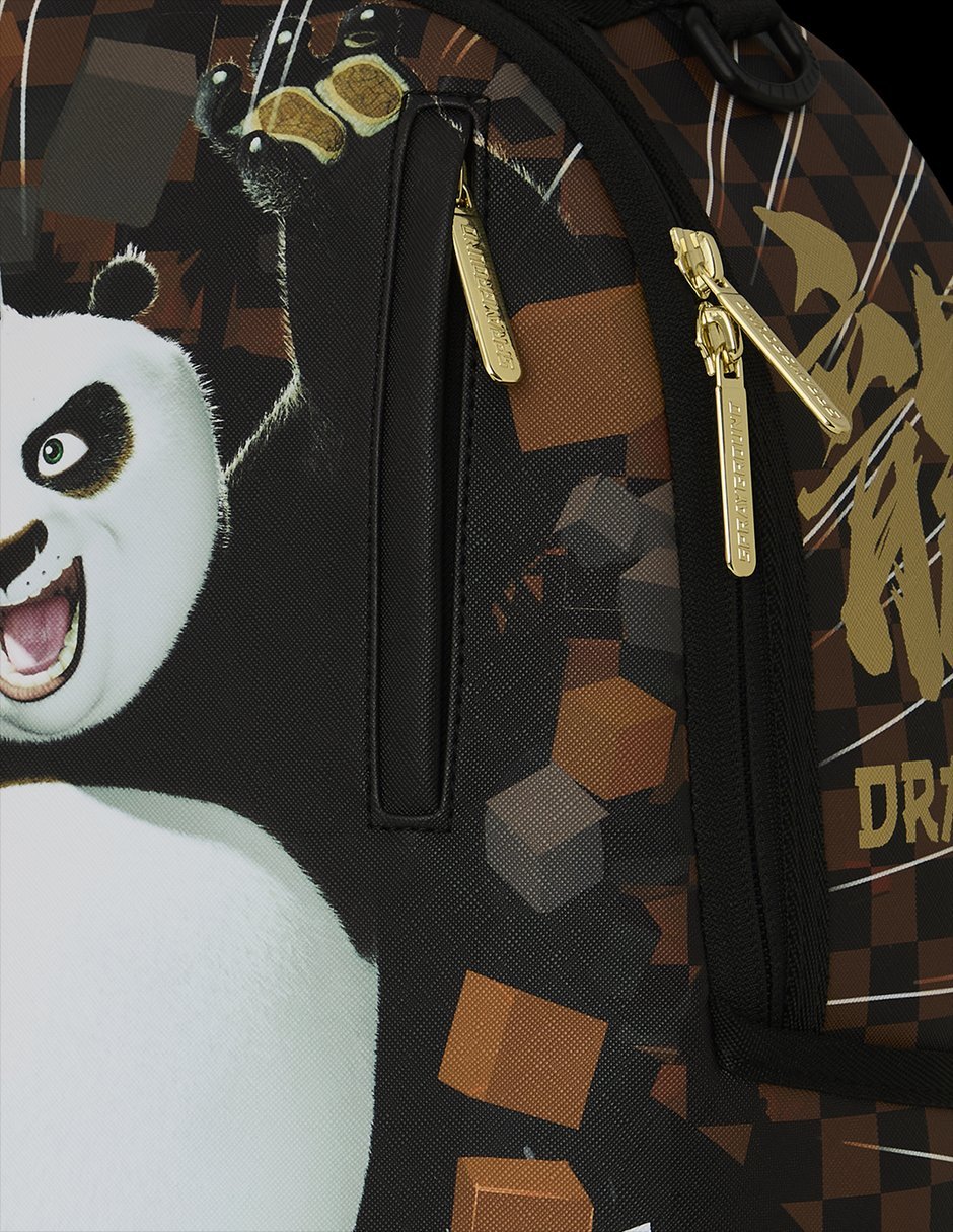 Mochila casual kung fu panda accesorios impermeable 7