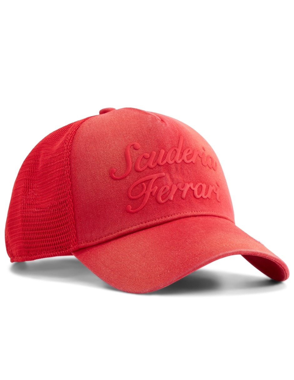 Gorra con visera curva casual ferrari lifestyle trucker para hombre Gorra con visera curva casual ferrari lifestyle trucker para hombre