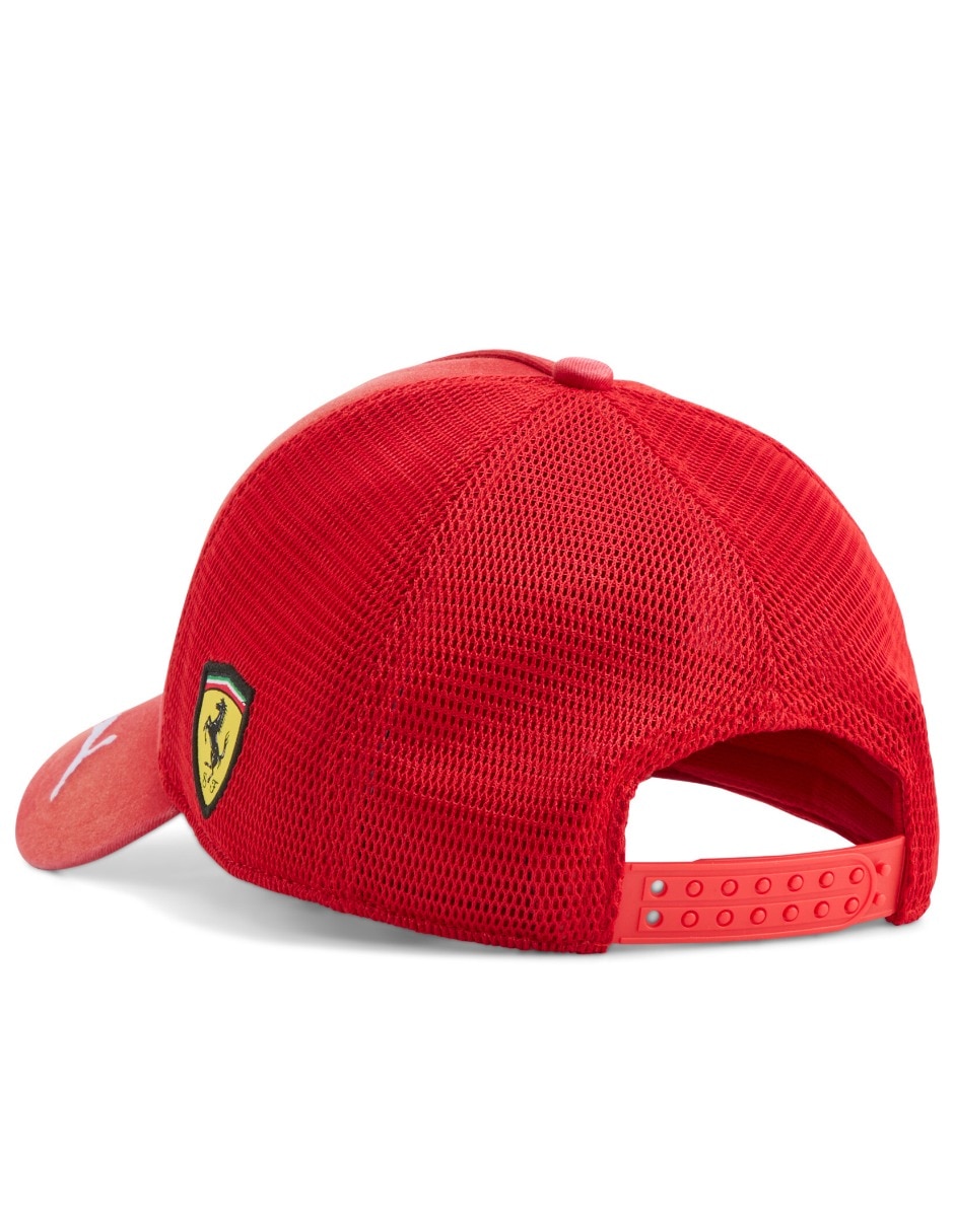 Gorra con visera curva casual ferrari lifestyle trucker para hombre 2