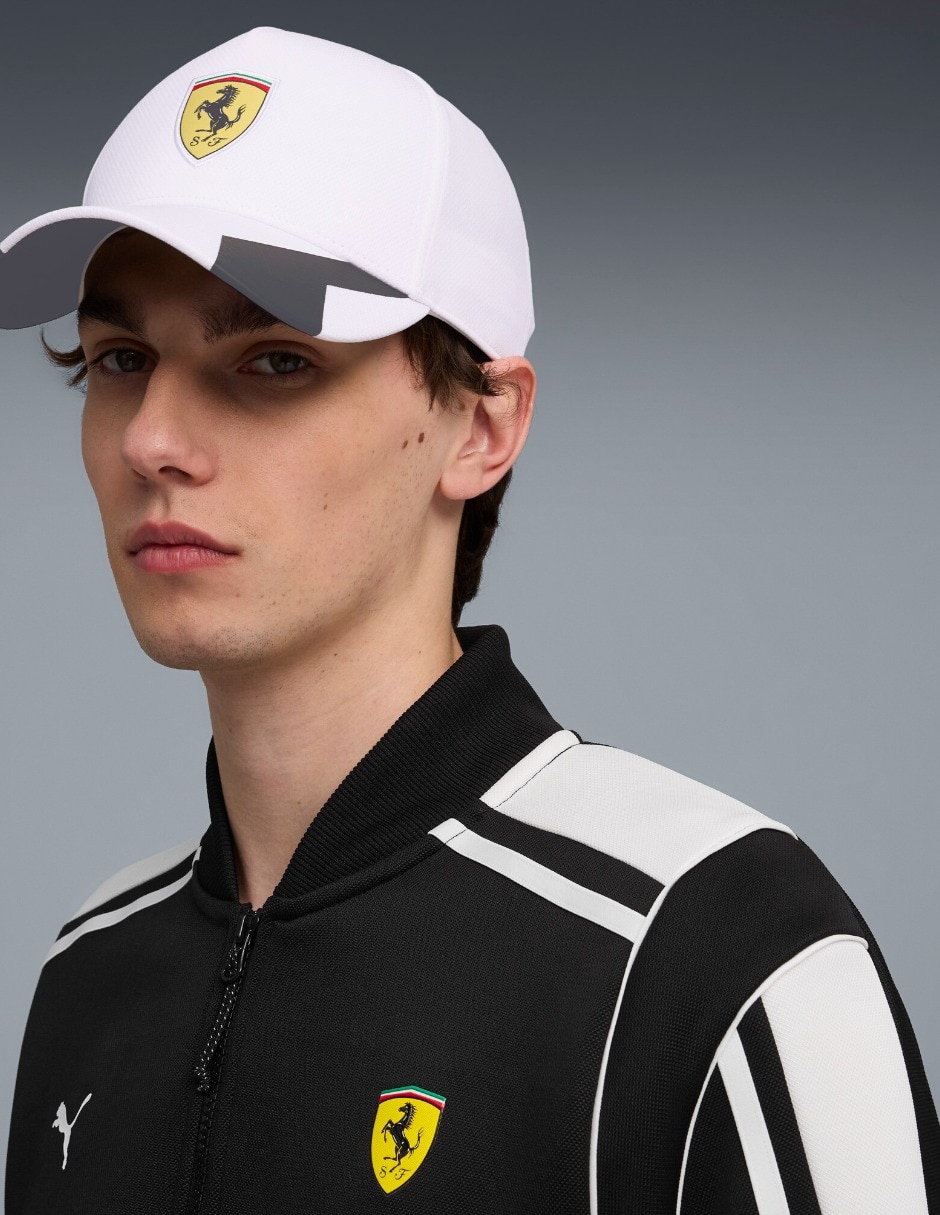 Gorra con visera curva casual ferrari para hombre 2