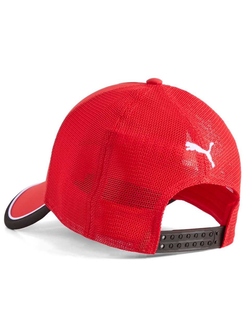 Gorra con visera curva casual ferrari trucker para hombre 2