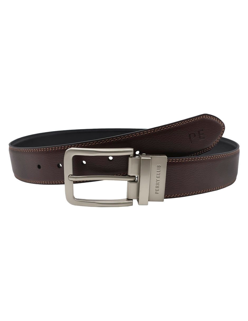 Cinturón de piel para hombre