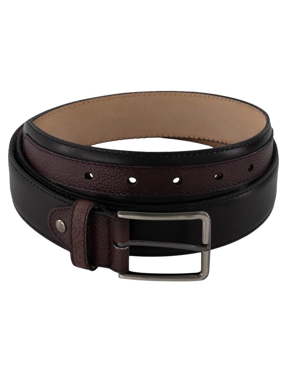 Cinturón de piel para hombre