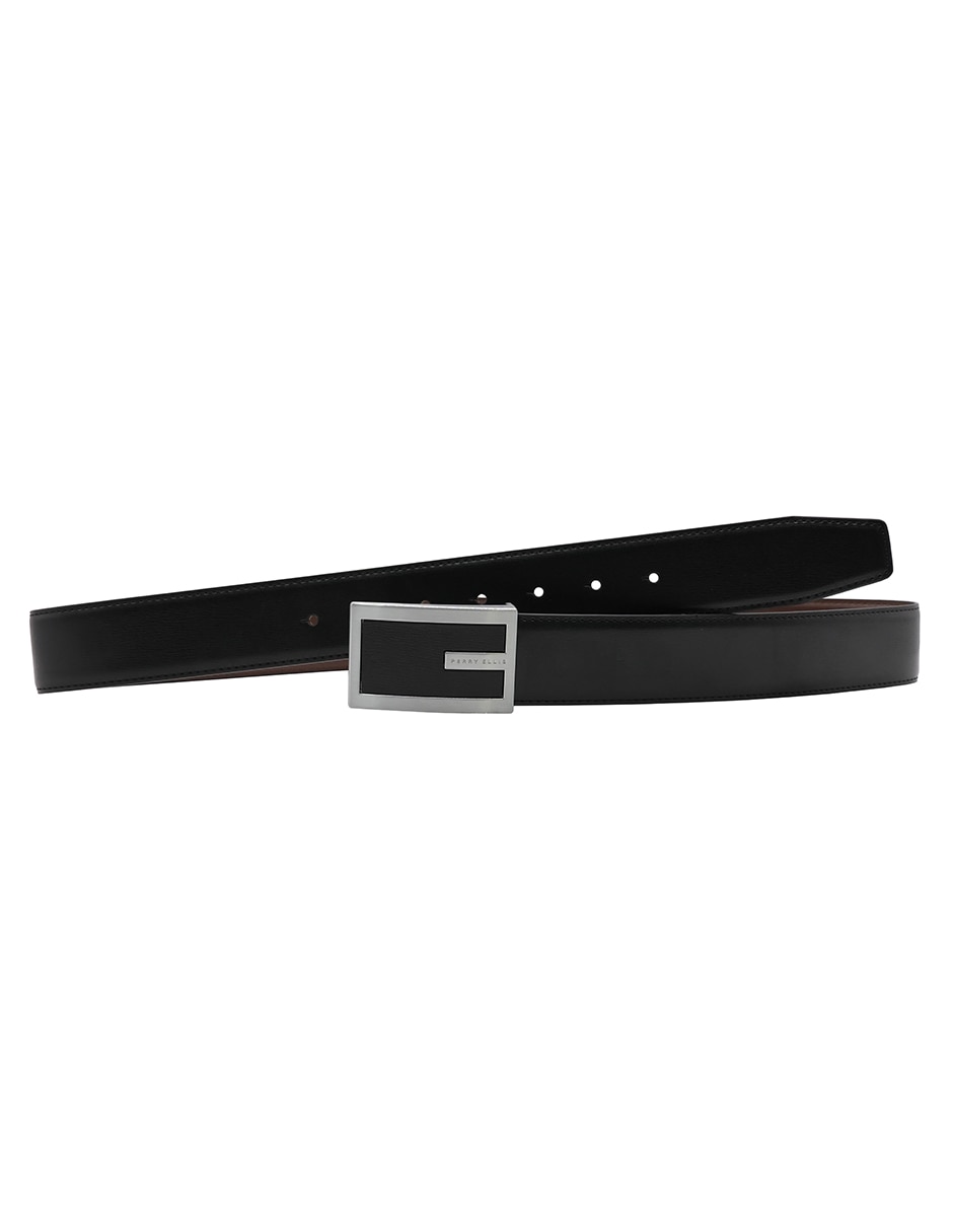 Cinturón de piel para hombre