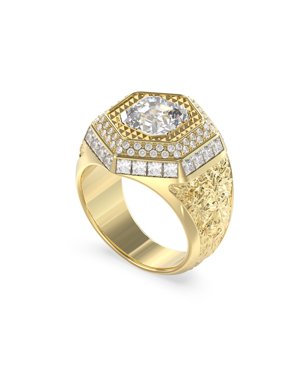 Anillo guess lion king guess circonita pulido
