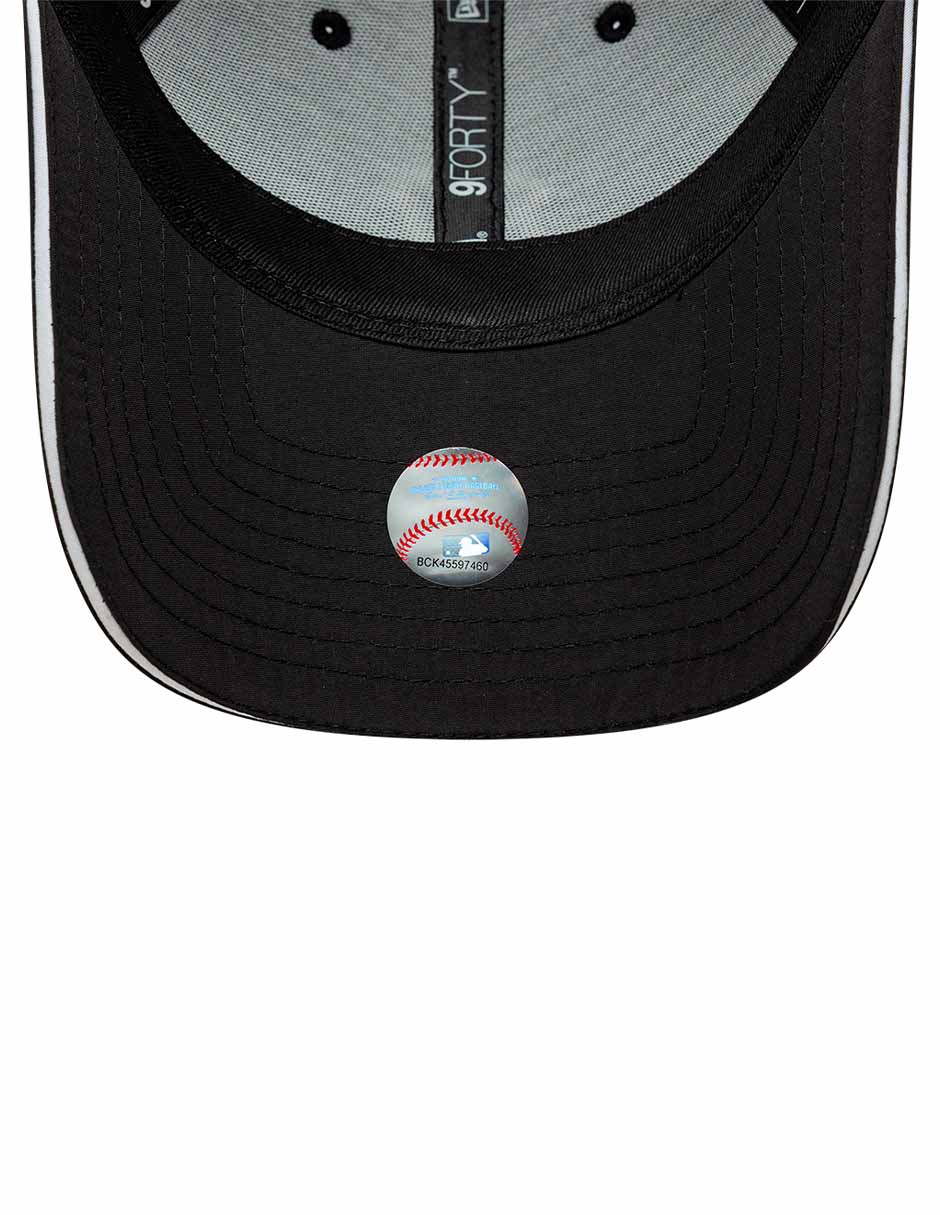 Gorra visera curva correa ajustable para béisbol Recycled Pipping New York Yankees para adulto 2