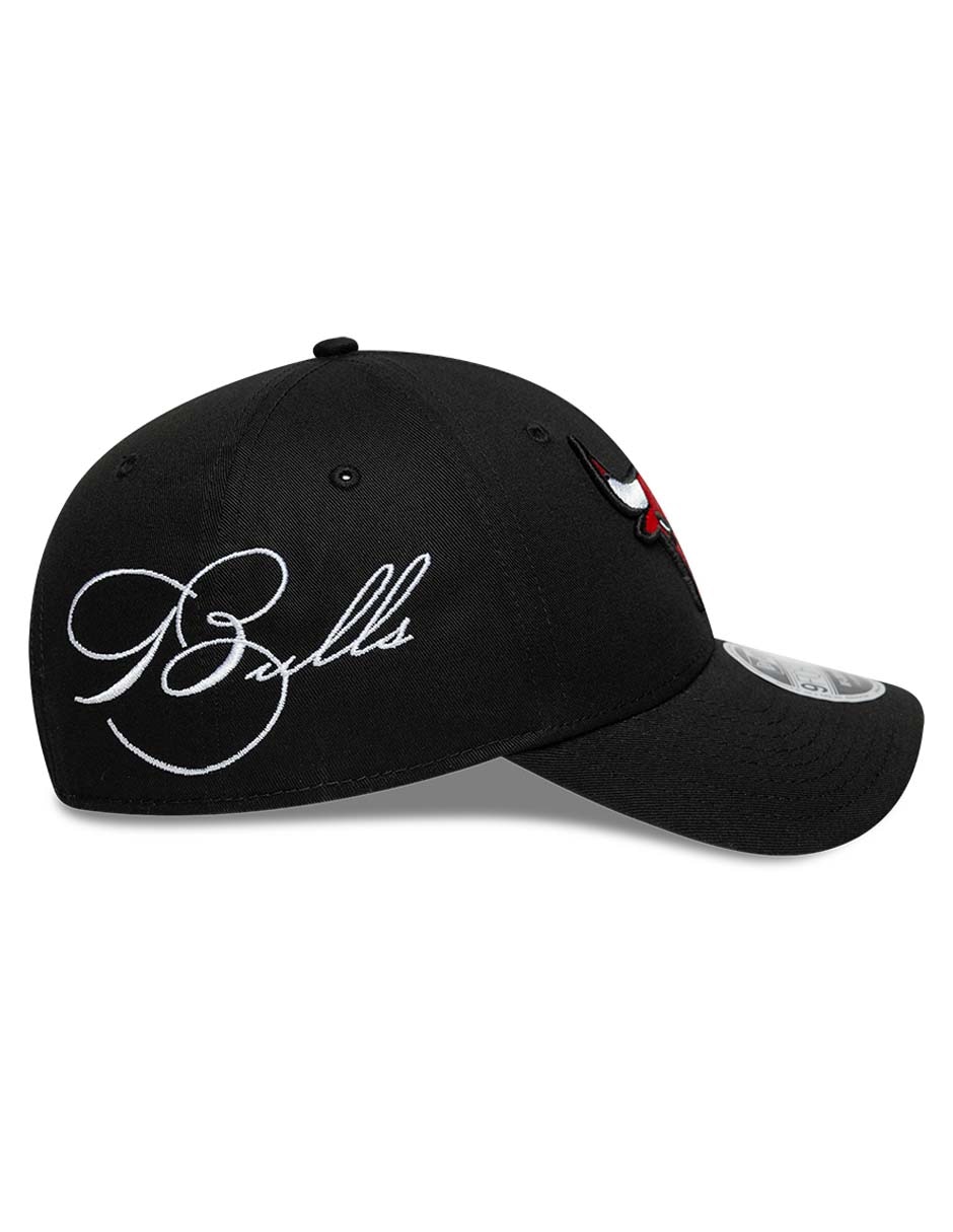 Gorra visera curva snapback para básquetbol Side Script Chicago Bulls para adulto 3
