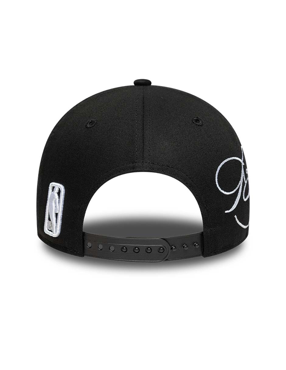 Gorra visera curva snapback para básquetbol Side Script Chicago Bulls para adulto 6