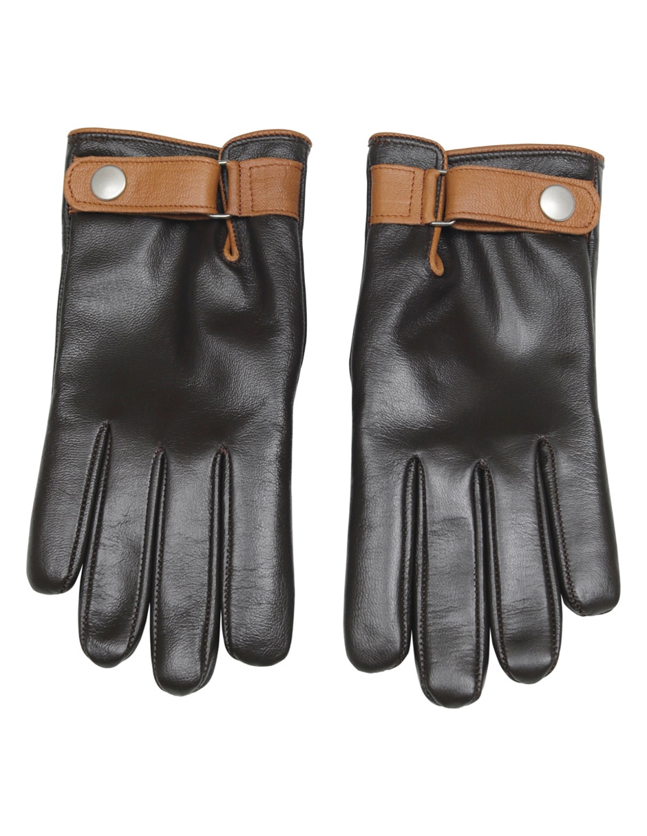 Guantes de piel para hombre