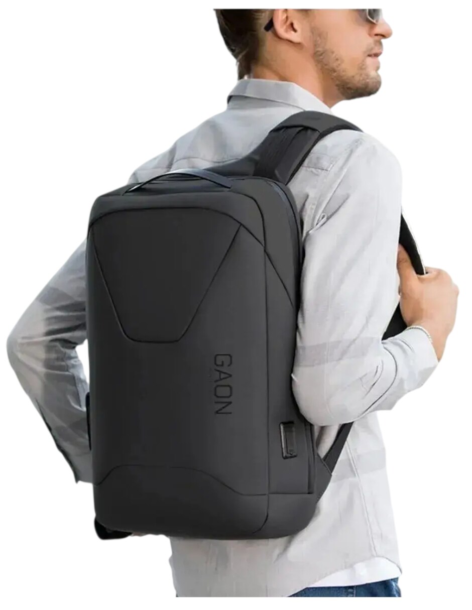 Mochila con portalaptop impermeable para hombre