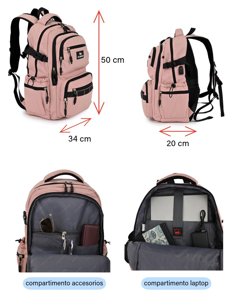 Mochila con portalaptop 9