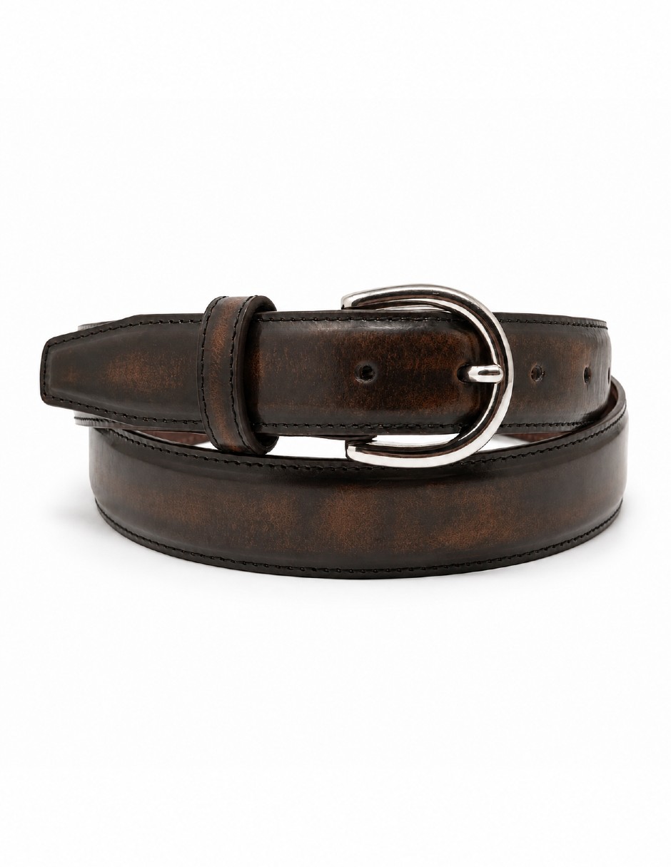Cinturón de cuero para hombre