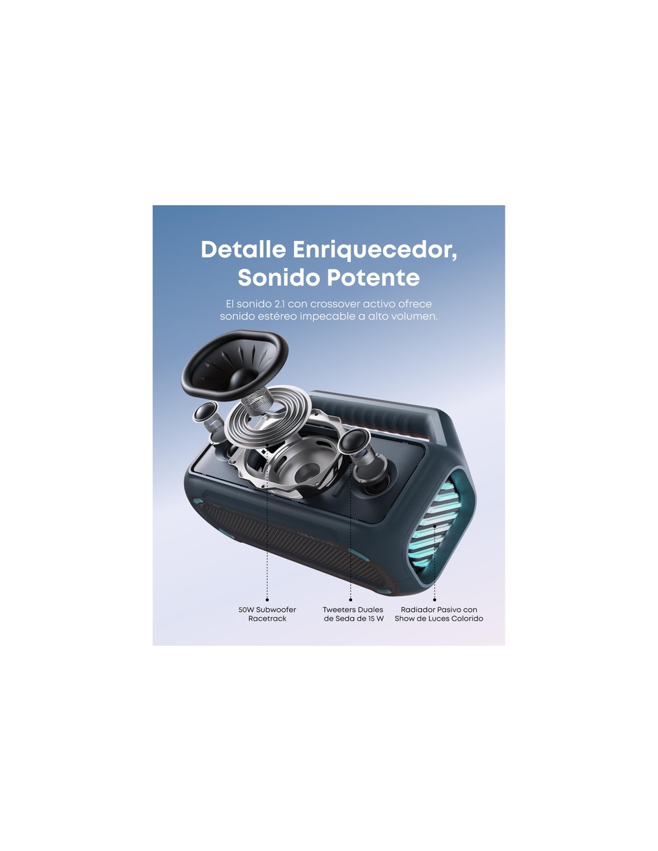 Bocina portátil bluetooth
