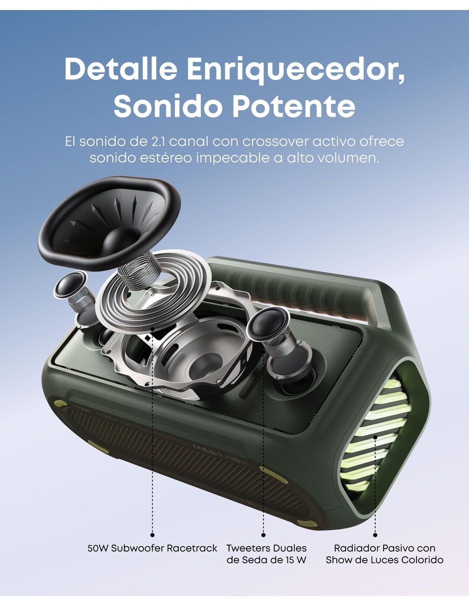 Bocina portátil bluetooth