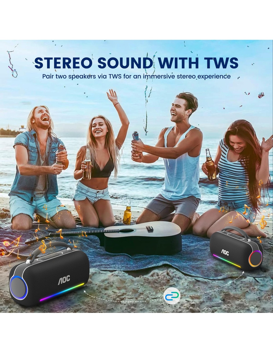 Bocina portátil bluetooth nfc 5