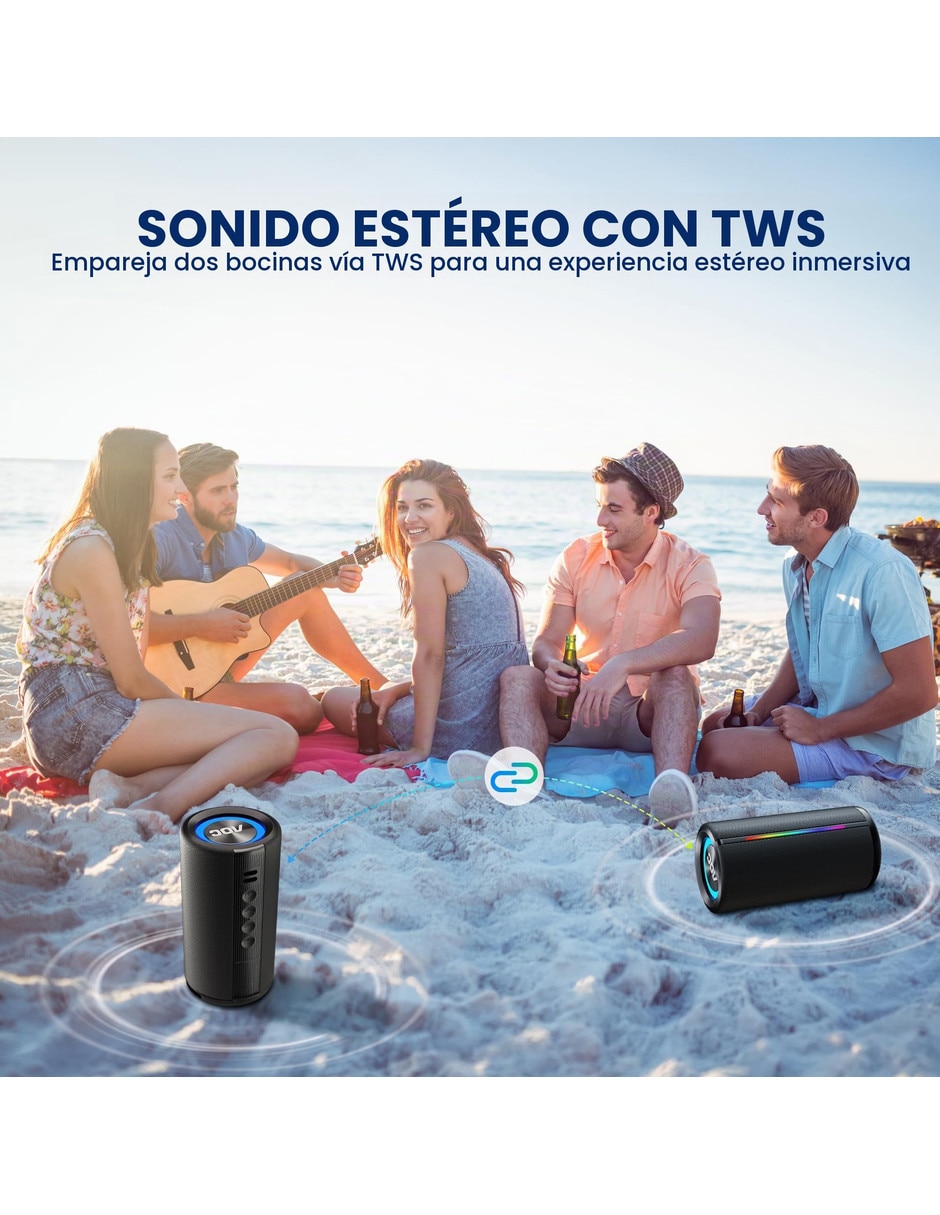 Bocina portátil bluetooth nfc 5