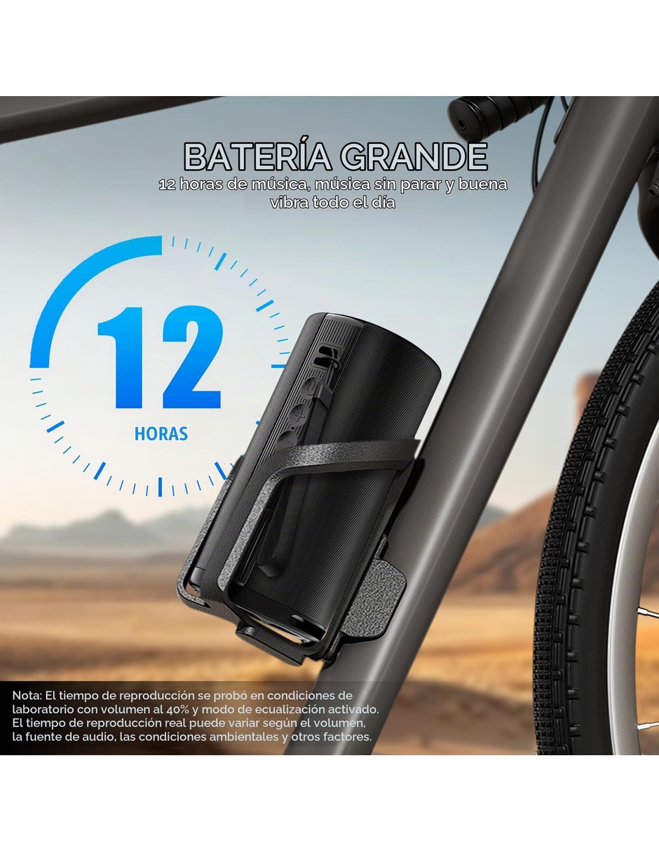 Bocina portátil bluetooth nfc