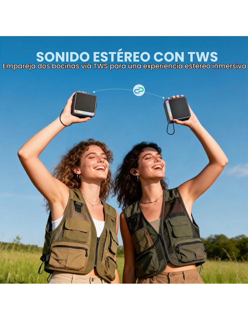Bocina portátil bluetooth nfc 5