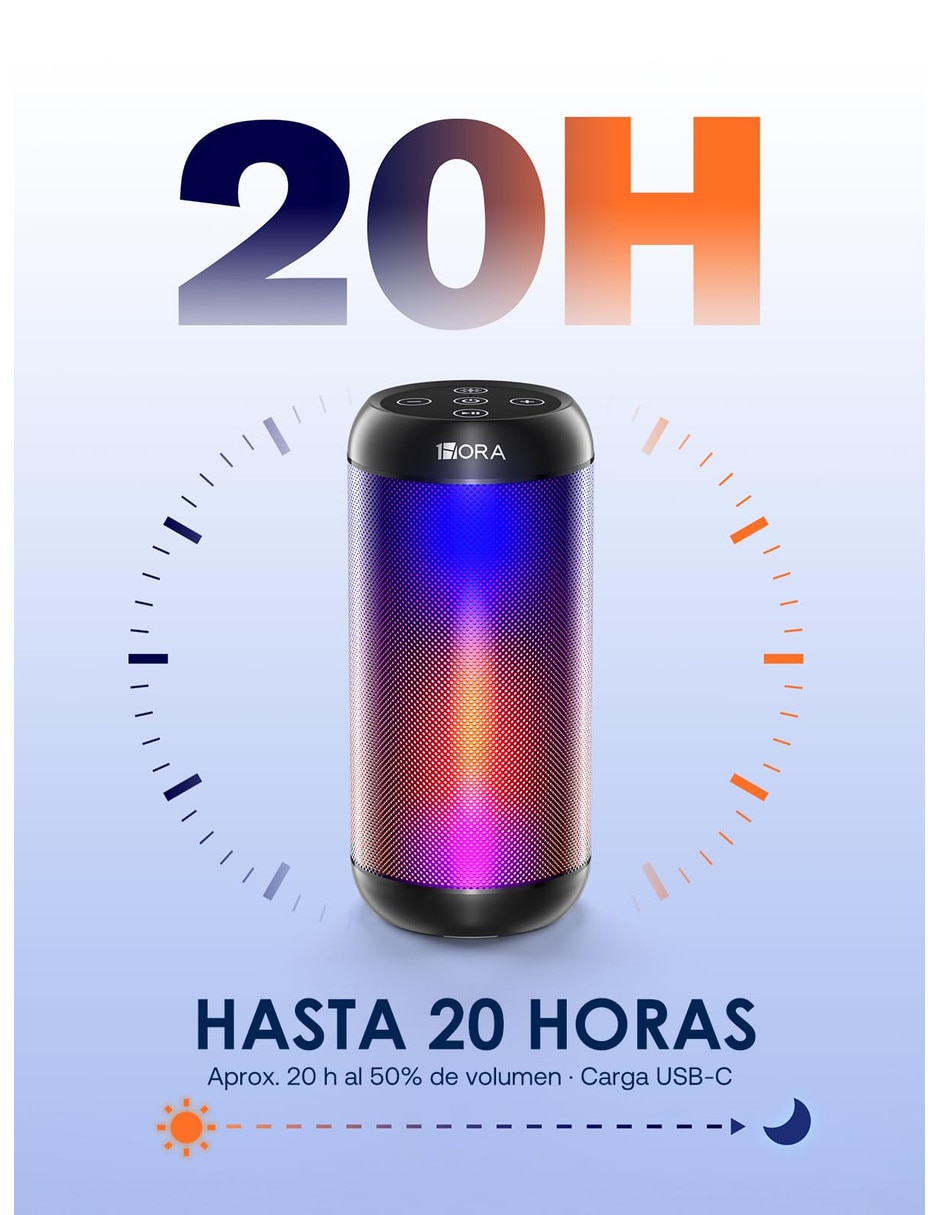 Bocina portátil alámbrica
